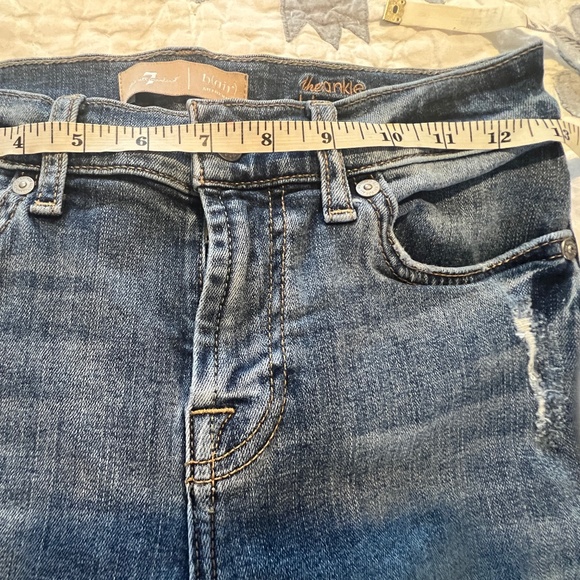 7 For All Mankind 'The Ankle Skinny' Denim Jean Size 26 - Picture 7 of 7